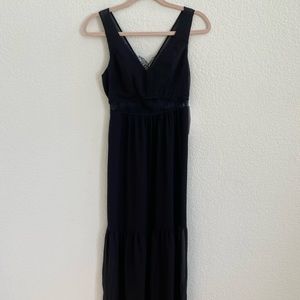 BCBG Black Maxi Lace Dress